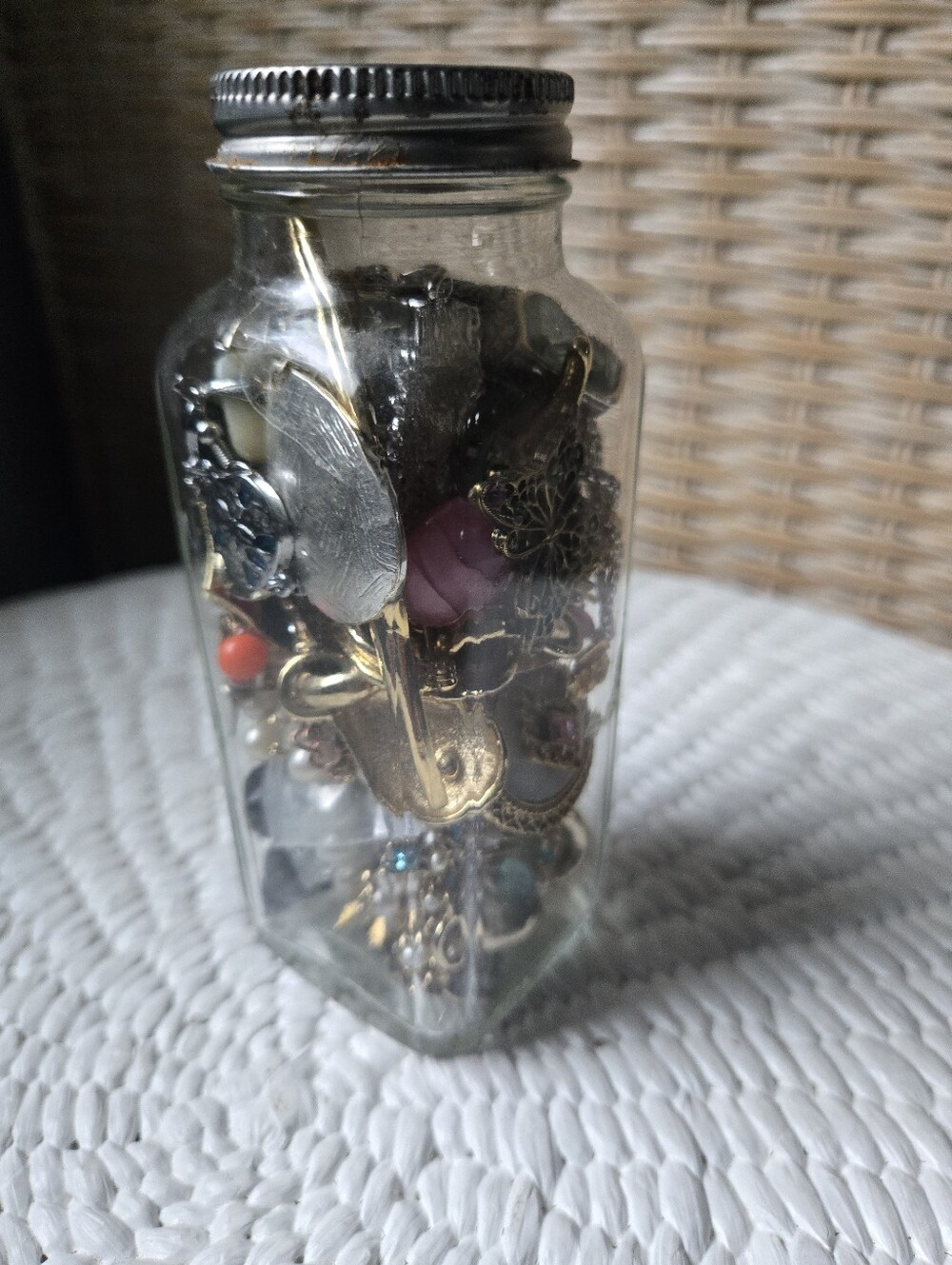 Jewelry Jar Mystery Mix Vintage 70s Thru Y2K